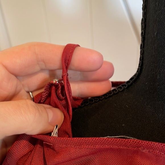 Rebecca Minkoff Sheer rose Long Sleeve Top Medium - Picture 6 of 6